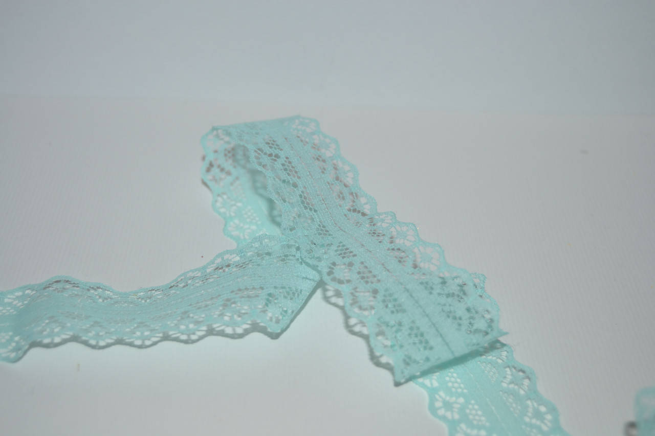 

Мереживо Ніка, 3см, кольор- мятний