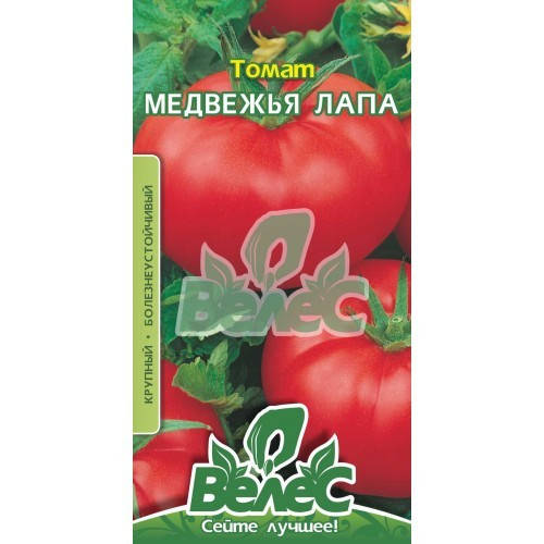 

Семена томата Медвежья лапа 0,15г ТМ ВЕЛЕС