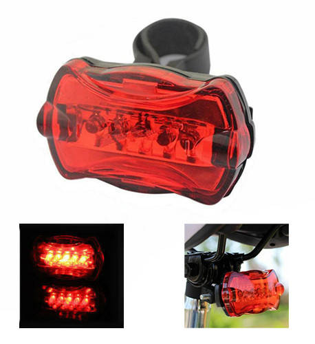 

Задний велосипедный маячок - мигалка Bicycle 198-5LED (t6491)