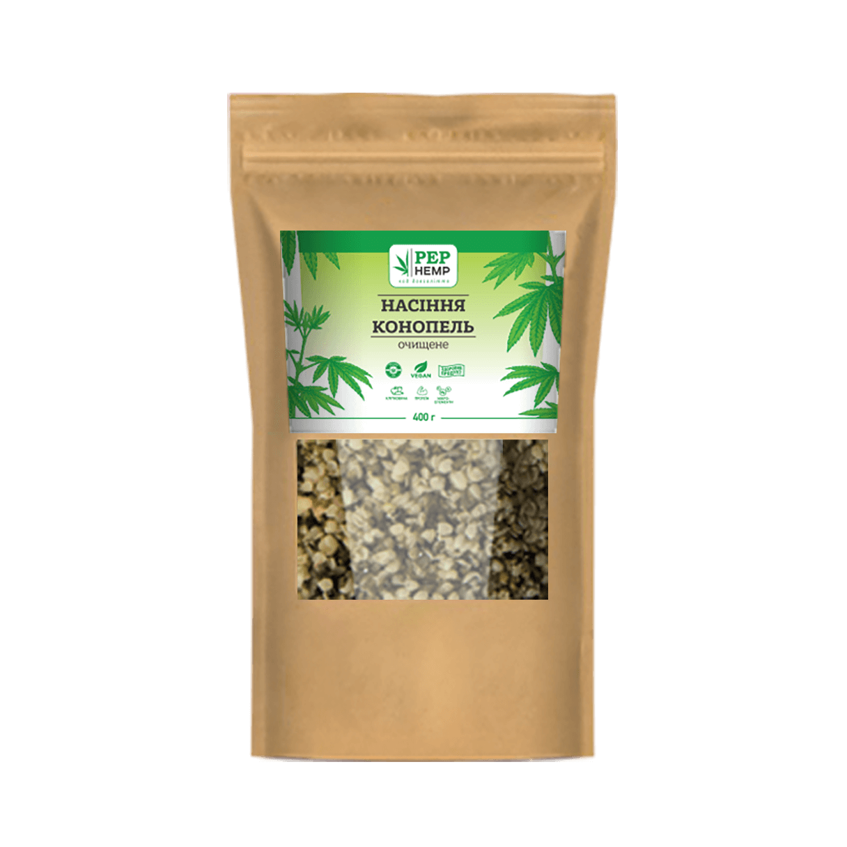 

Семена конопляные очищенные PEP Hemp (400 Г) Семена конопли