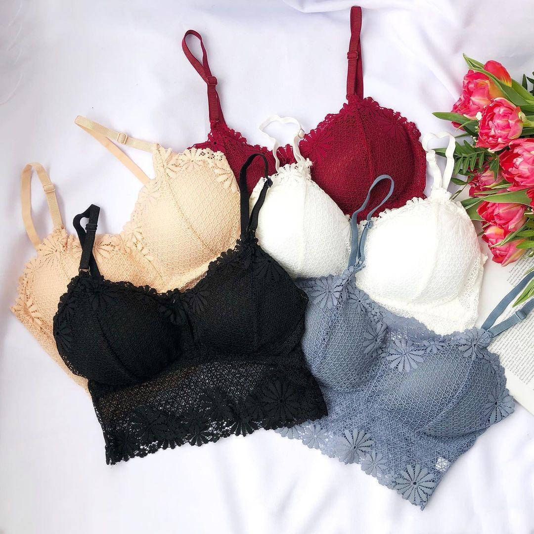 

БЕЛЫЙ Топик женский кружевной с пуш апом