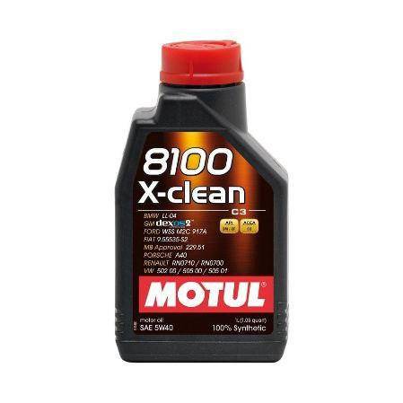 

Моторное масло Motul 8100 X-CLEAN 5W-40 1л (854111) Orig 854111
