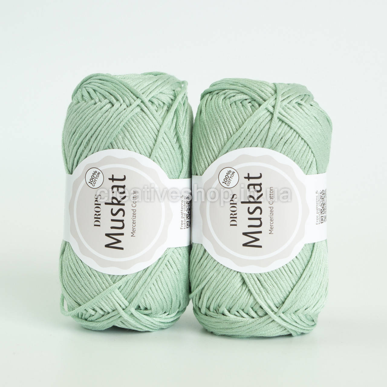 

Пряжа DROPS Muskat (цвет 20 light mint)