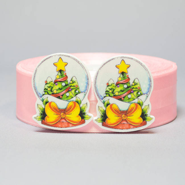 

Кабошон Серединка Новогодний шар Сб-692, Разные цвета