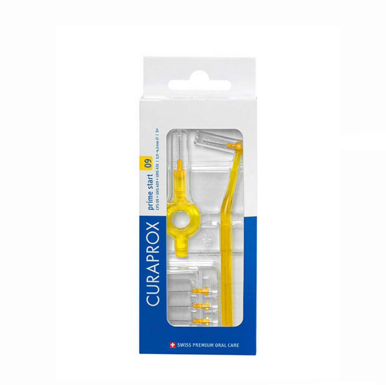 

Набор межзубных ершиков Curaprox Prime Start CPS 09 (5 шт + 2 держателя), 1 уп