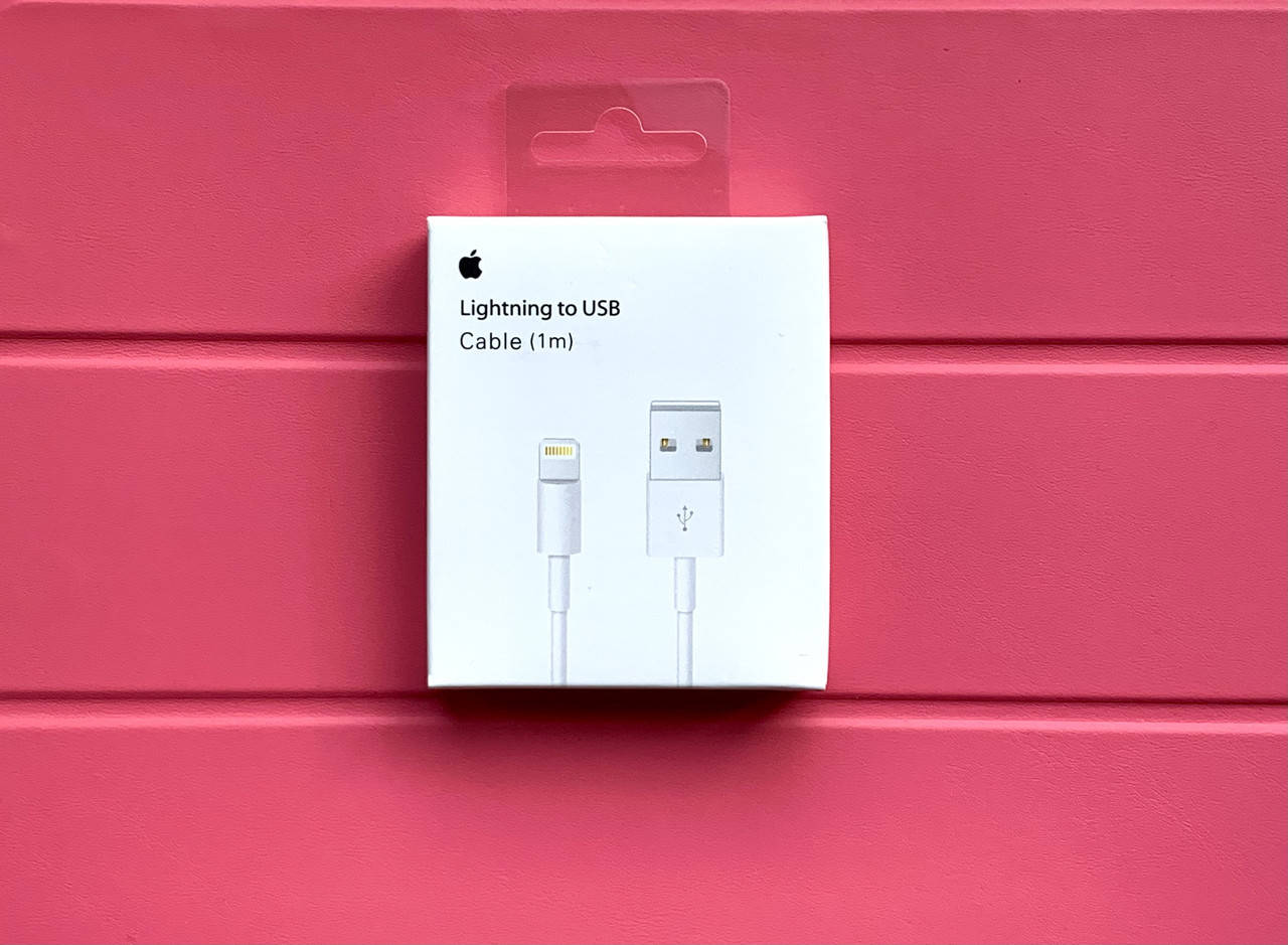 

Кабель Apple Lightning to USB (1m) Шнур для айфона, Белый