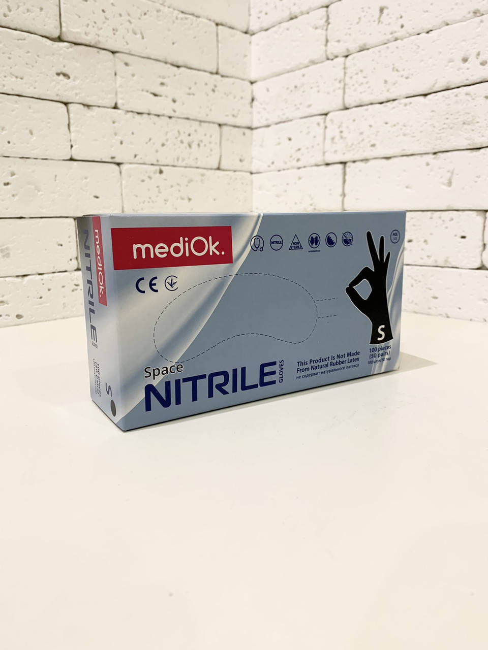 

Перчатки нитриловые Mediok, размер , черные, 100 шт, Черный