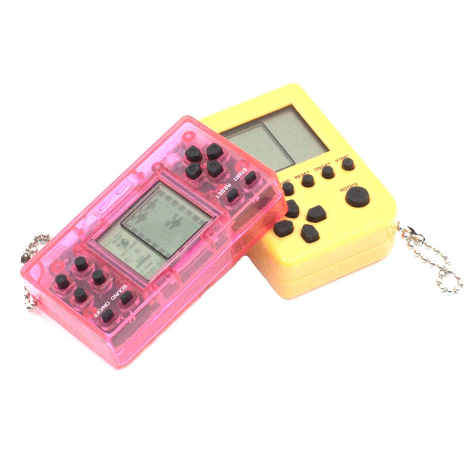 

Портативная мини игровая приставка 99 игр Карманная ретро консоль Брелок Tetris Game Mini Dendy, Разные цвета