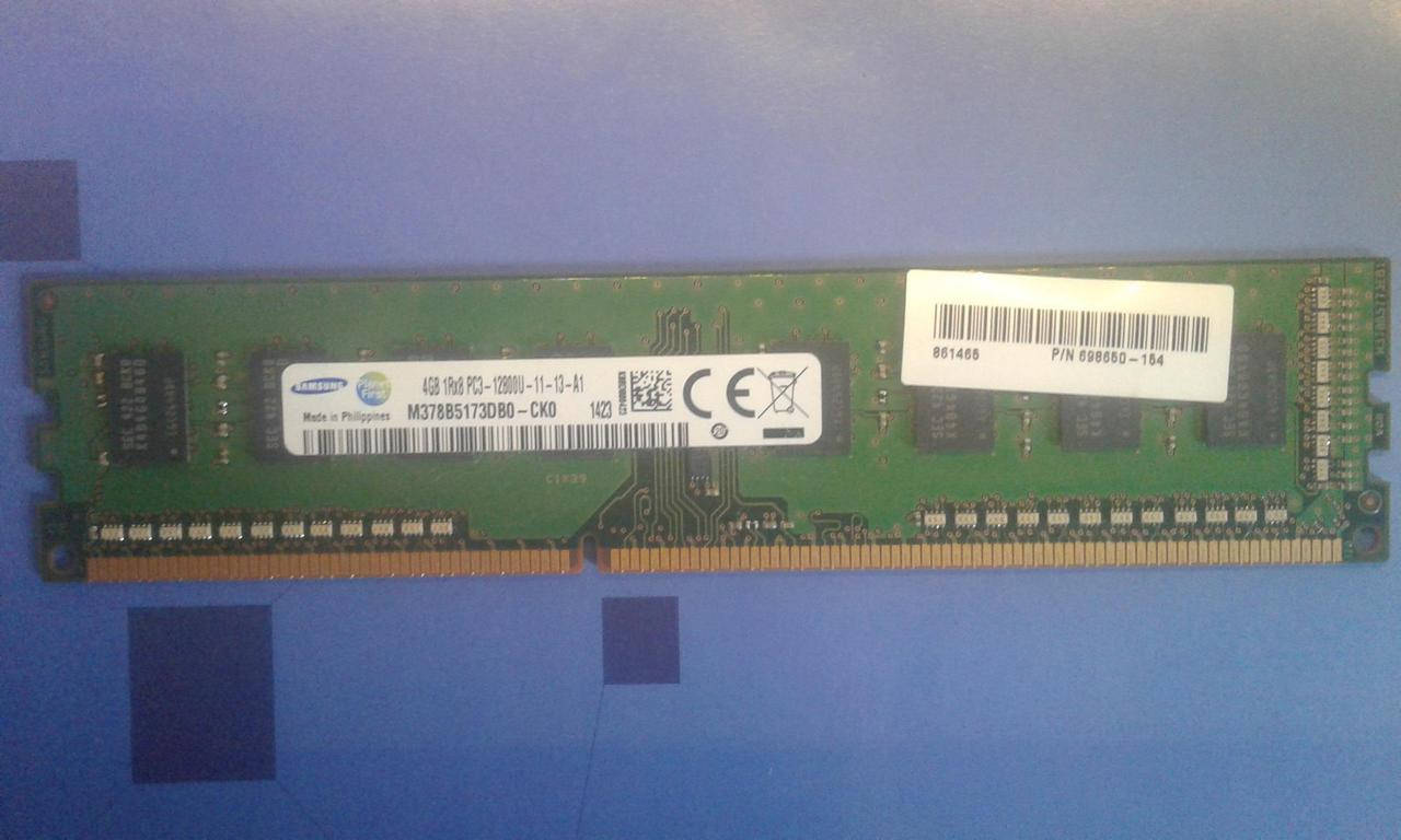

4GB DDR3 1600MHz Samsung PC3 12800U 1Rx8 RAM Оперативная память M378B5173DB0