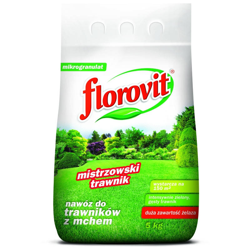 

FLOROVIT удобрение для газона против мха 5кг. Флоровит