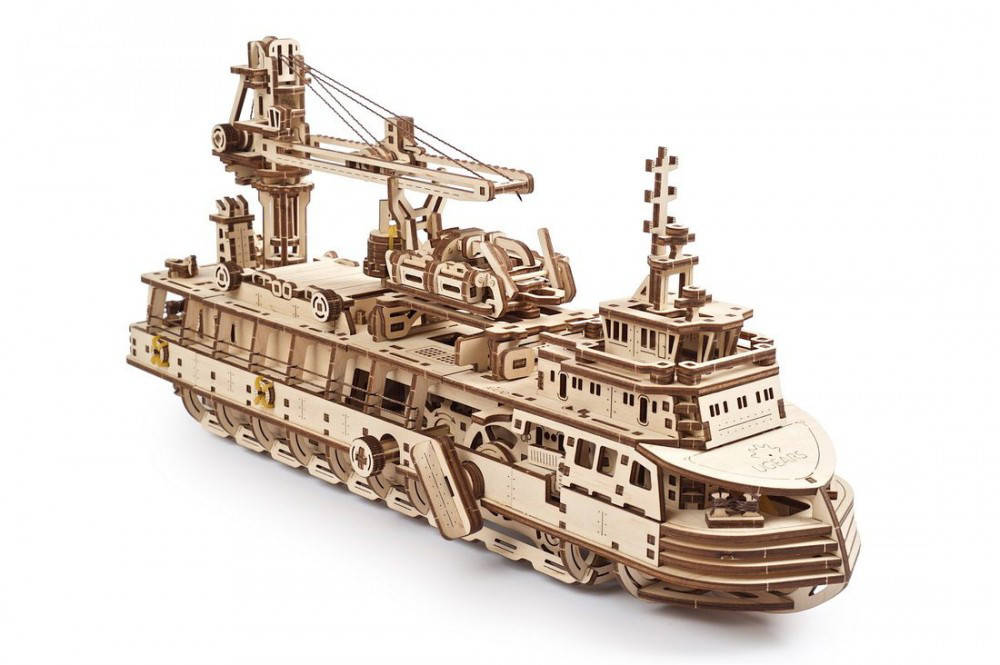 

Механические 3D пазлы UGEARS - «Научно-исследовательское судно»