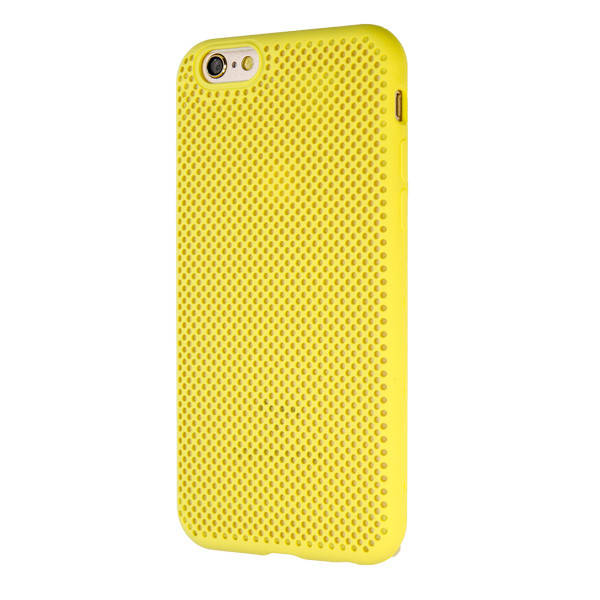 

Чехол-накладка Silicone Case Perforation для Apple iPhone 6 / 6S (yellow), Желтый