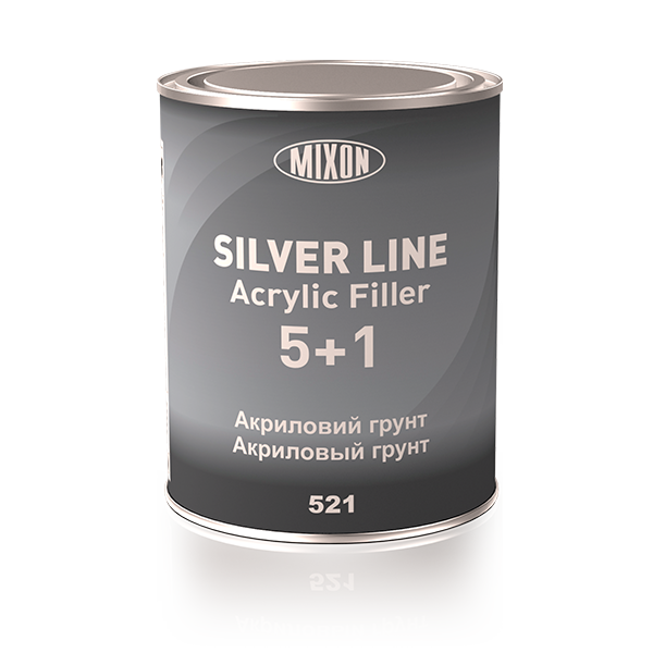 

Акриловый грунт Silver Line Mixon 5+1. Белый. 0,8 л