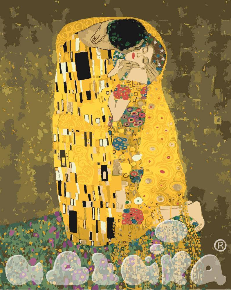 

Картина по номерам Поцелуй Густав Климт 2 40 х 50 см (KH4534)