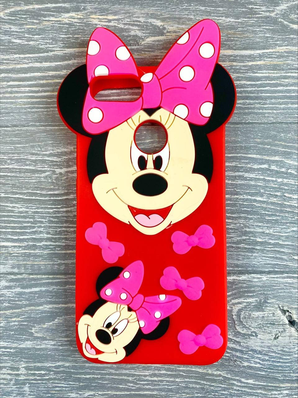 

Резиновый 3D чехол для Xiaomi Mi A1 Disney (на сяоми ми а1) красный, Разные цвета