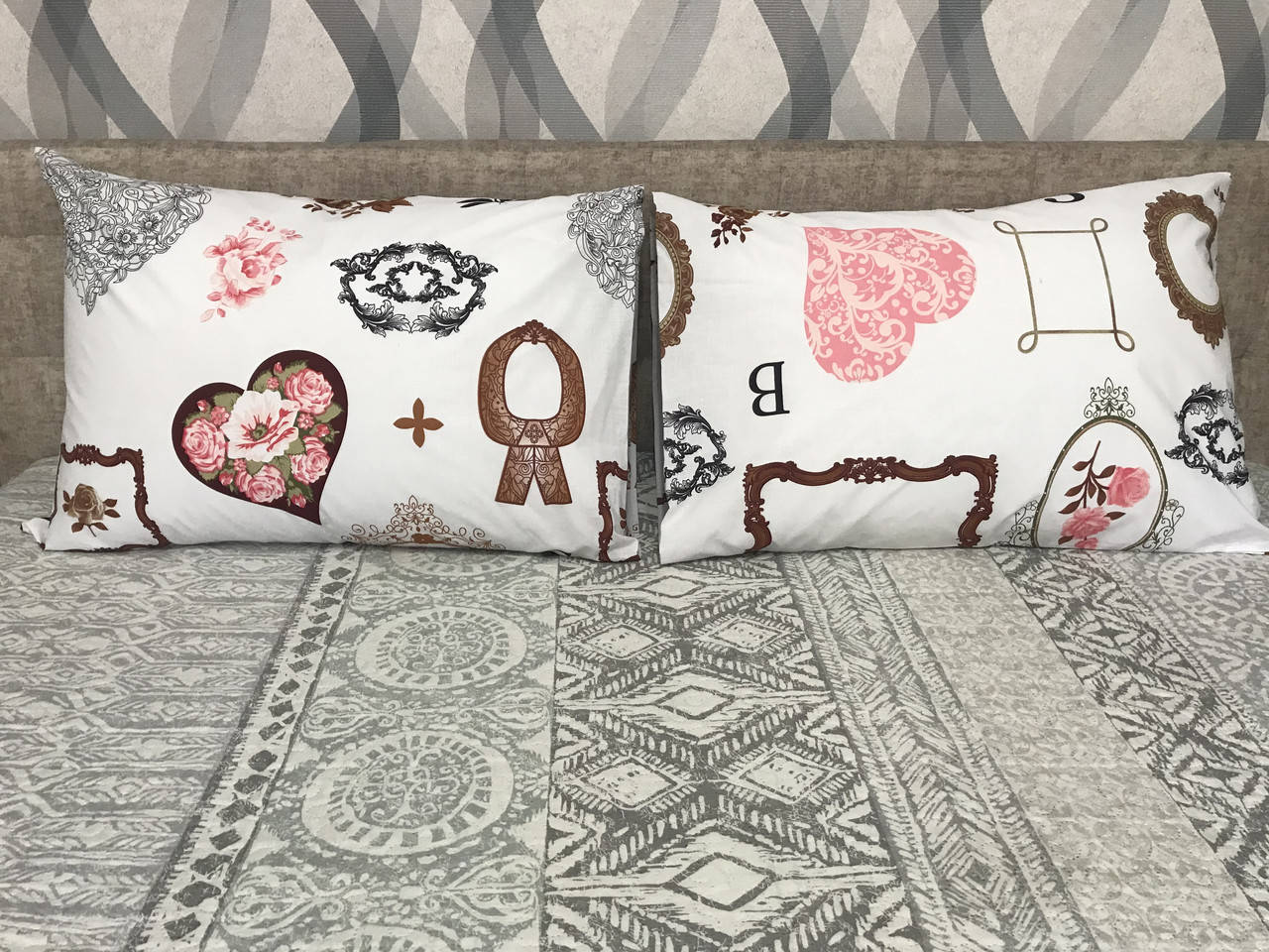 

Наволочки (2 шт) 70 * 50 см Бязь в ассортименте, Разные цвета