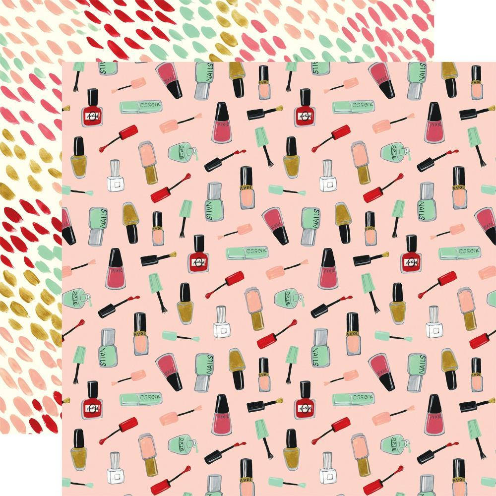 

Папір двосторонній - Nail Polish - Salon - Echo Park - 30x30