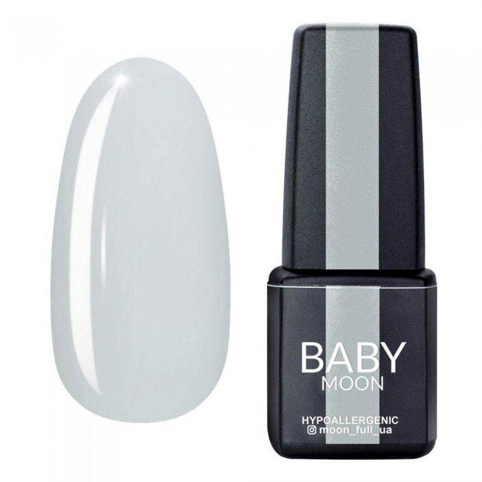 

Гель-лак Baby Moon Sensual Nude №19, 6 мл (белый полупрозрачный)