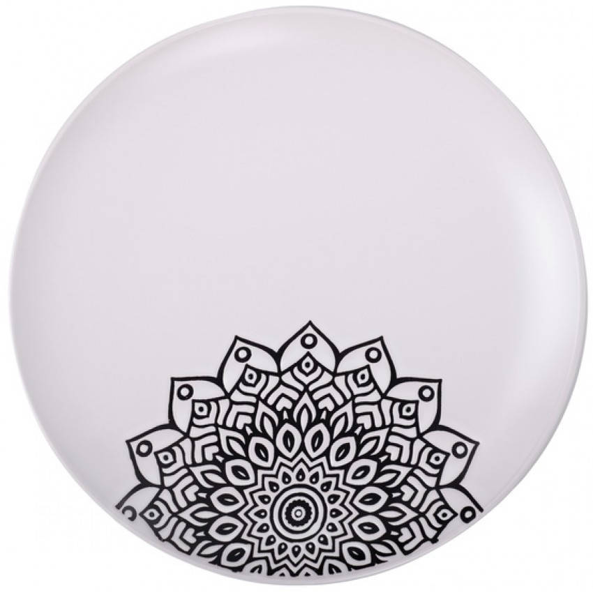 

Тарелка десертная Kora круглая 20.5 см Белая Limited Edition JH2068-2, Белый