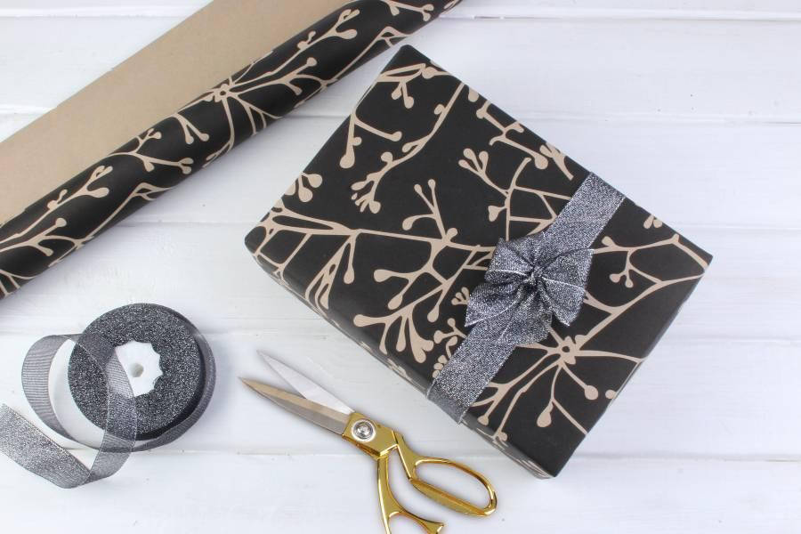 

Упаковочная бумага "Веточки" 8 м*70 см