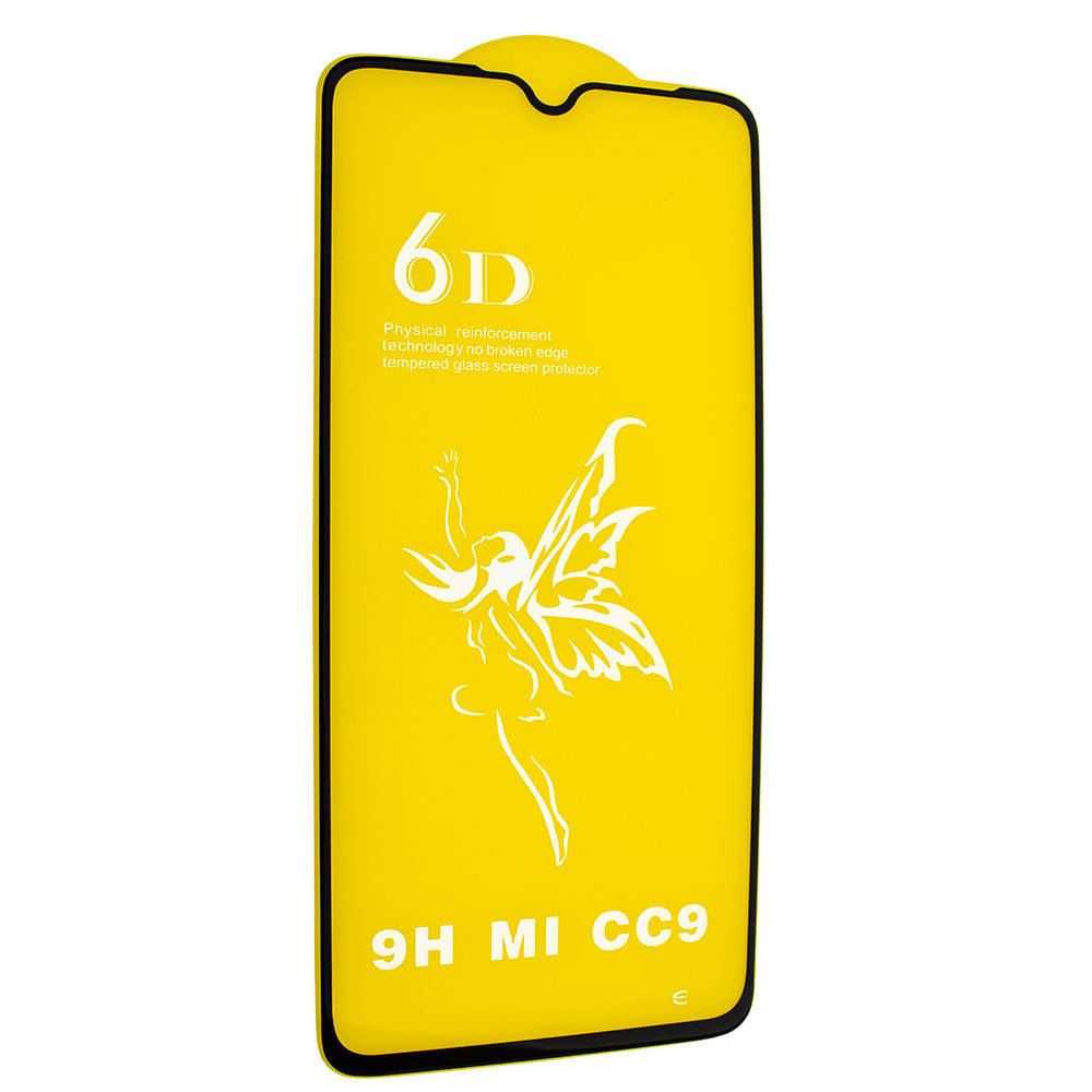 

Защитное стекло 6D на Xiaomi MI 9 Lite Black, Черный