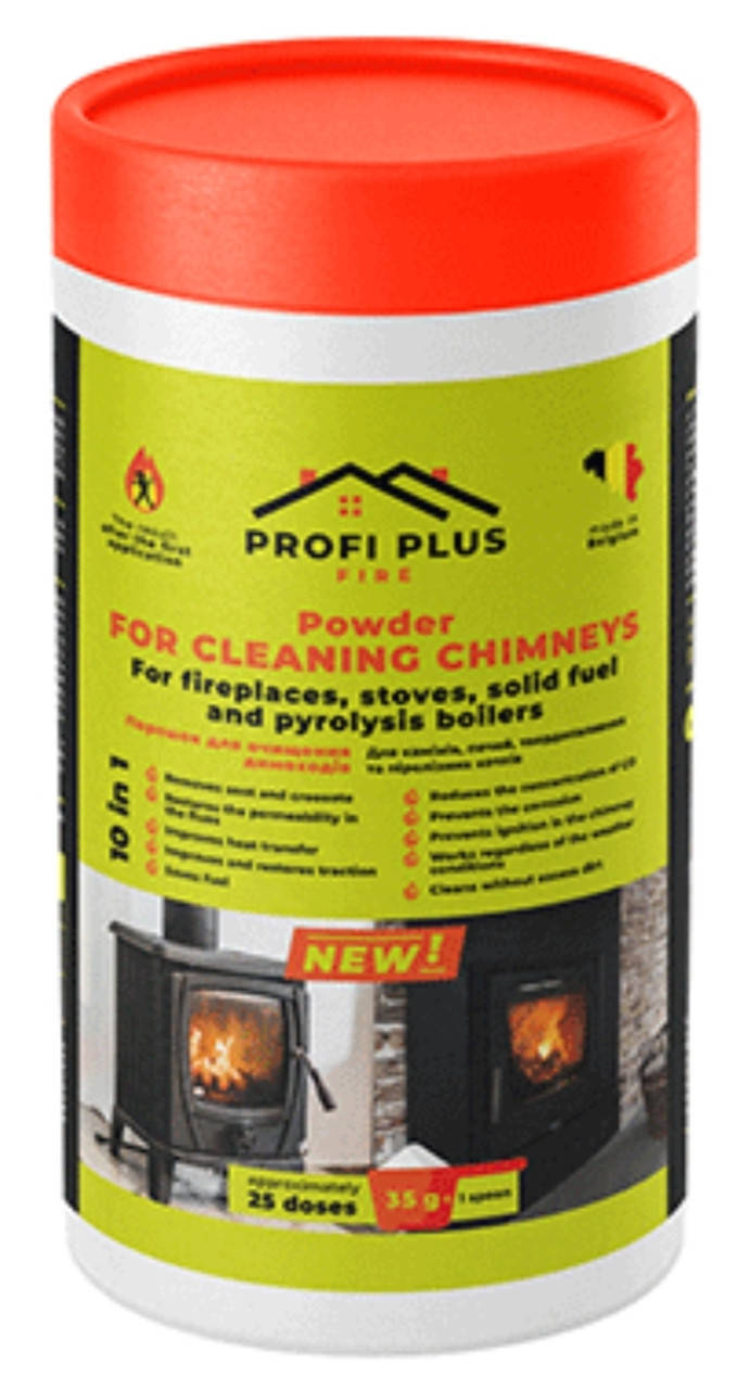 

Порошок для очищення димохів 900г Profi Plus