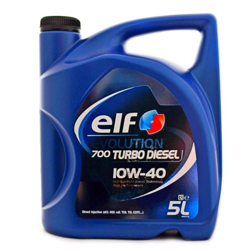 

Моторное масло ELF Evolution 700 Turbo Diesel 10W-40 (5л.) / 214121