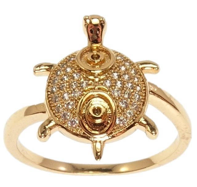 

Кольцо Xuping Позолота 18K "Черепашка Круглый Панцирь" р.18