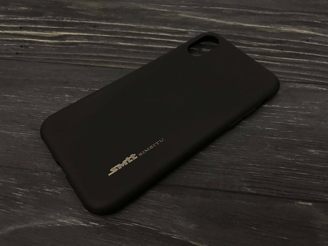 

TPU чехол Smitt накладка бампер для Apple iPhone X (4 цвета) черный