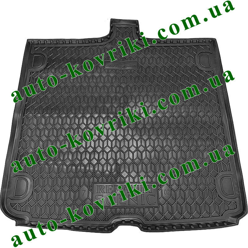 

Коврик багажника резиновый Renault Grand Scenic II 2003-2009 (7мест) (Avto-Gumm), Черный