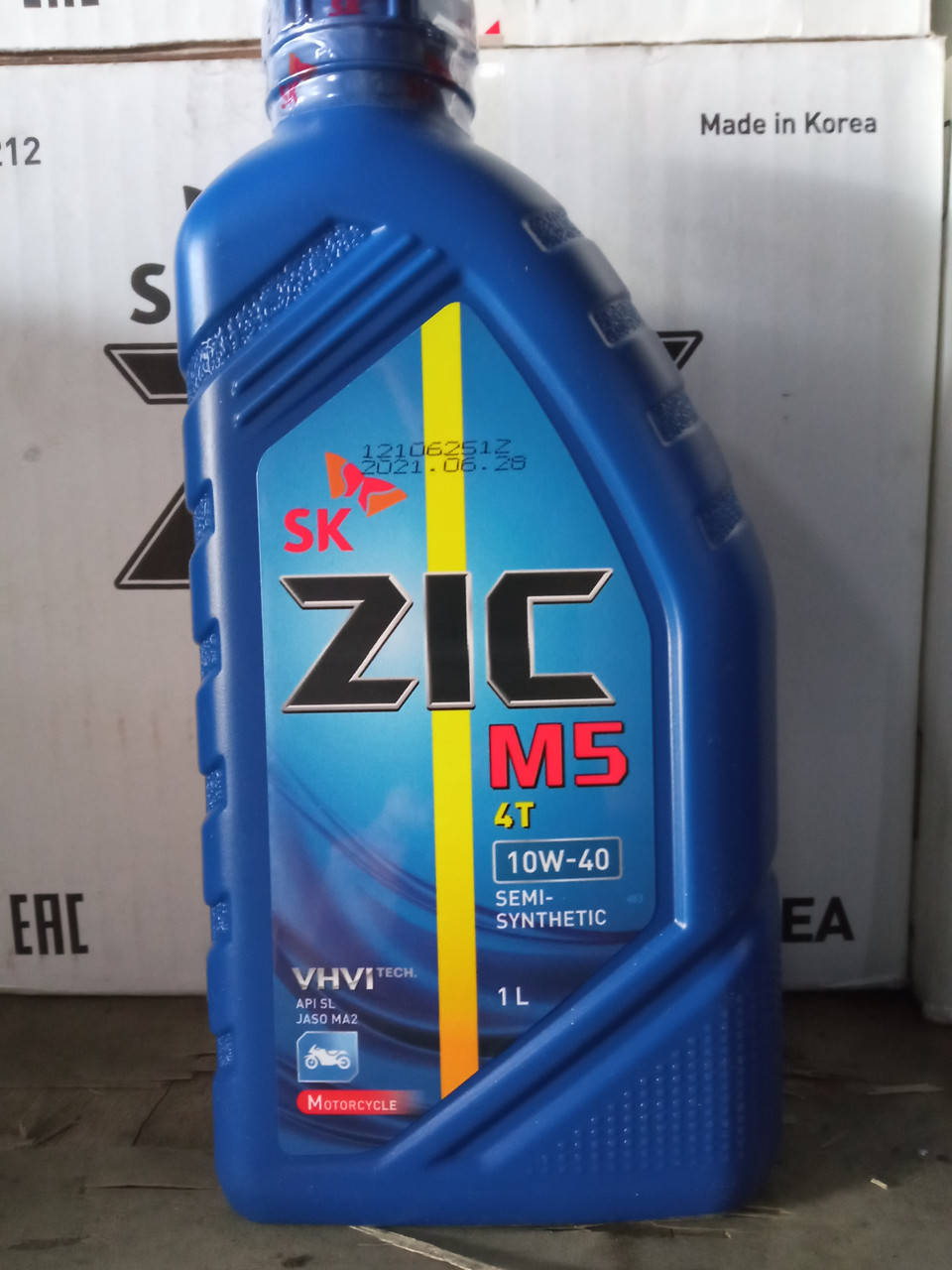 

Моторное масло ZIC M5 4T 10W-40 1л.