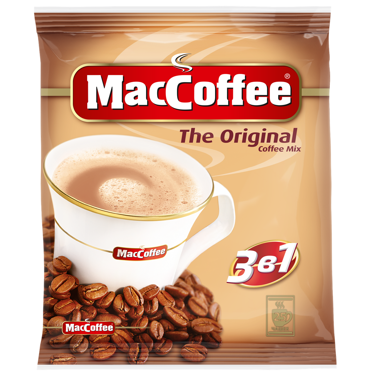 

Кофе "MacCoffee" Маккофе 3в1 Original 25 шт