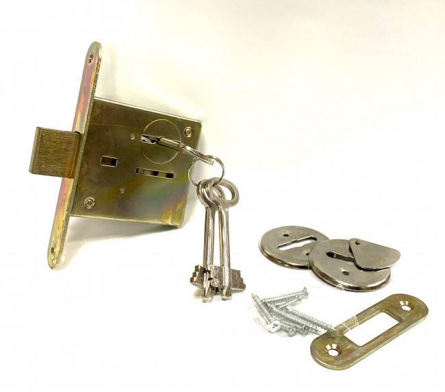 

Замок врезной сувальдный ME-901 Самара 3 ключа