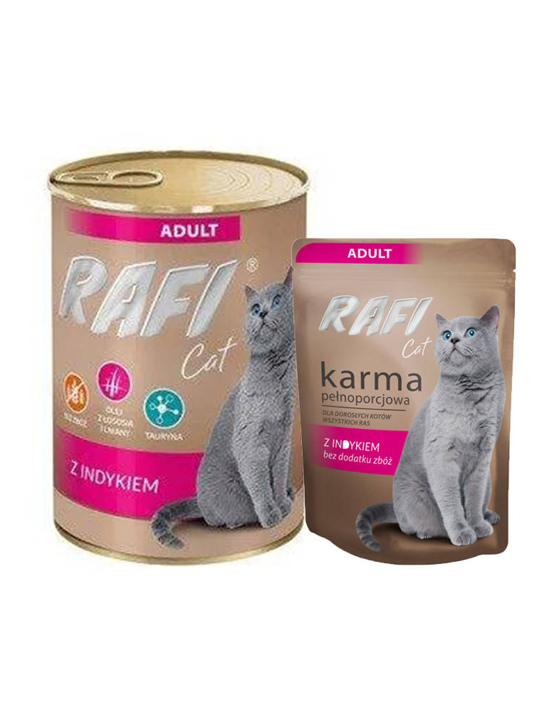 

Rafi cat консерва для котов с индейкой 400 г