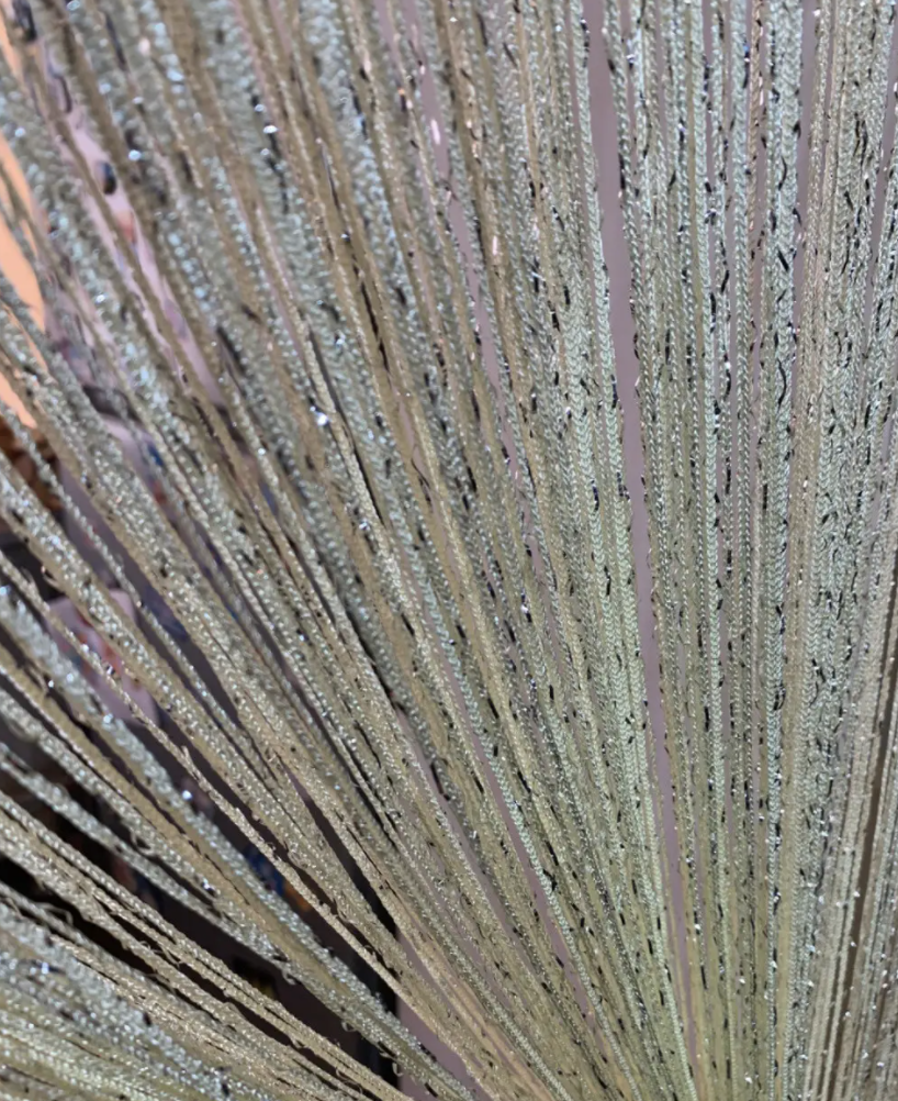 

Шторы Нити с люрексом Дождь Молочный