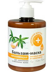 

Бальзам-маска Яичные желтки и золотой ус 500мл Домашний Доктор