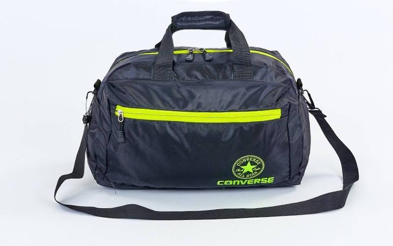 

Сумка спортивная CONVERSE GA-4976 (полиэстер, р-р 45х21х29см, черный-салатовый)