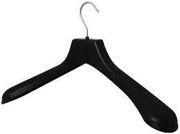 

Плечики вешалки тремпель 47 см для верхней одежды, Черный