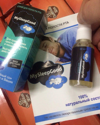 

My Sleep Good - спрей от храпа для полости рта (Май Слип Гуд)
