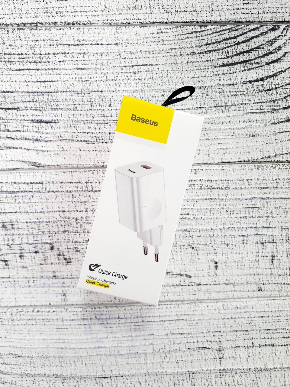 

Зарядное устройство Baseus CCALL-BX02 Quick 1 USB 3.0A, Белый