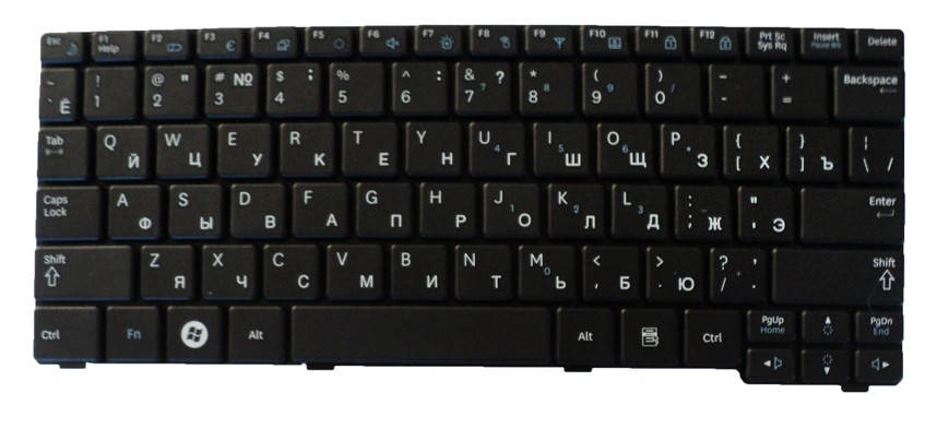 

Клавиатура Samsung NP-N100 NP-N128 NP-N143 NP-N145, Черный