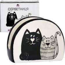 

Серветниця Мурчики (довжина-10см, h-8см)