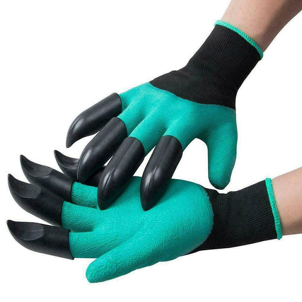 

Садовые перчатки GARDEN GLOVE, Перчатки с когтями, Зелёный