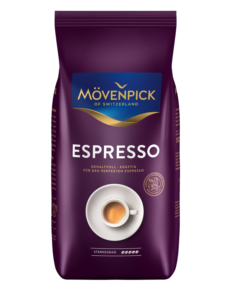 

Швейцарский кофе Movenpick Espresso в зернах 1 кг