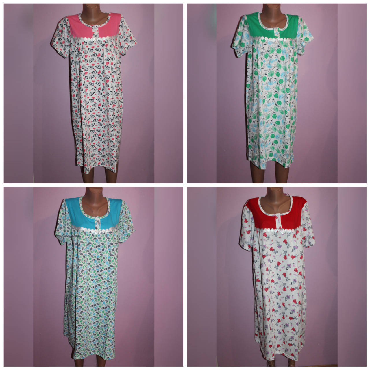 

Женская ночная рубашка, Разные цвета