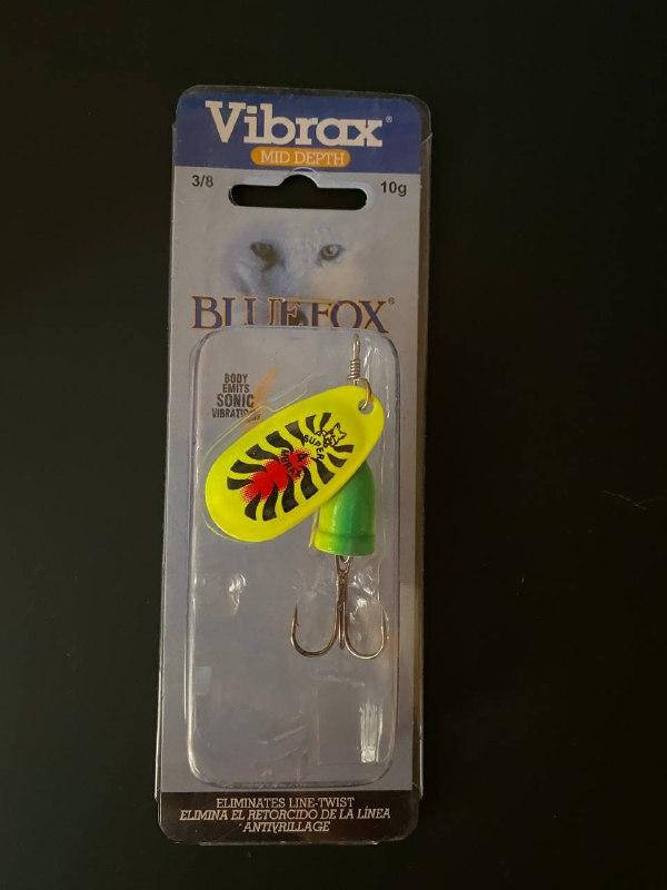 

Блесна вертушка Blue Fox Vibrax Fluorescent #4 10g 3\8 Цвет-7