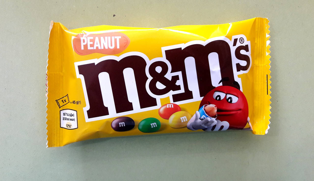 

Драже M&M’s с арахисом 45 г