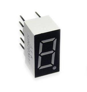 

Индикатор 1 разряд 0.36" Белый Общий катод SM720361W/8