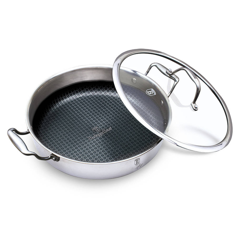 

Сотейник из нержавеющей стали 8/10 с крышкой 3,8 л Berlinger Haus Eternal Collection BH 6563