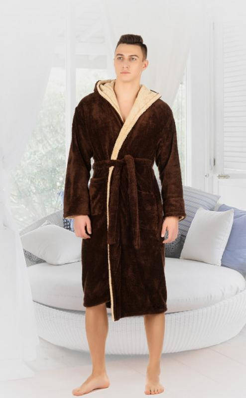 

Халат мужской махровый Zeron (Турция)L, XL, XXL